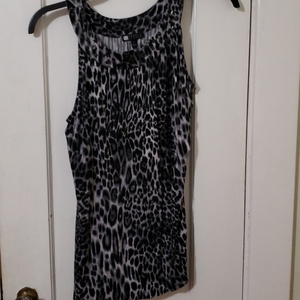 Cheetah print tank
